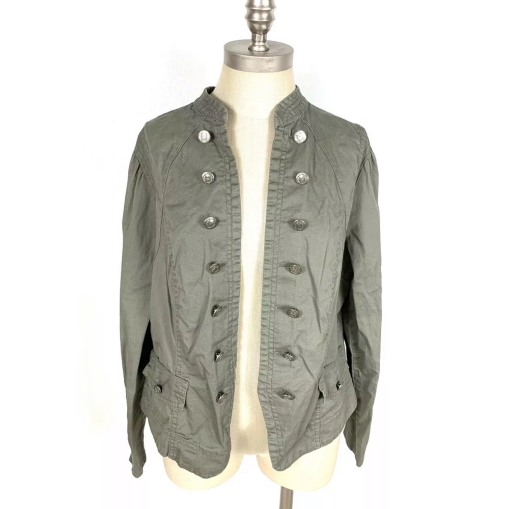 Torrid Olive Military Style Jacket